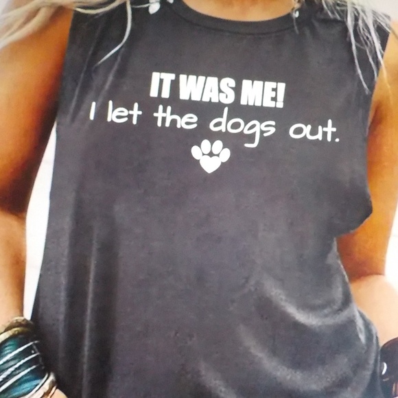 Gray "Dogs Out" Tee Shirt - Picture 1 of 8